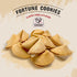 52USA 50 Count 8oz, Fortune Cookies Individually Wrapped Bulk, Vanilla Flavor Crisp Funny Misfortune Cookies Premium