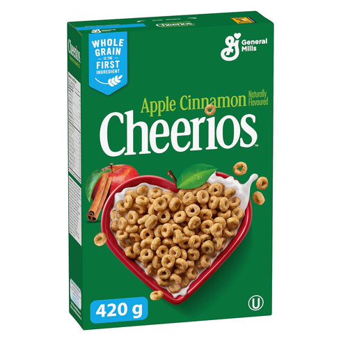 Cheerios Apple Cinnamon Cereal, 420g/14.7 oz. Box (Imported from Canada)