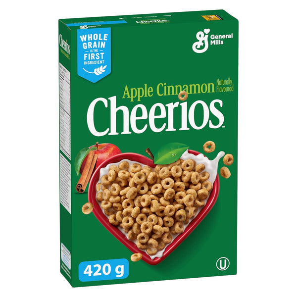 Cheerios Apple Cinnamon Cereal, 420g/14.7 oz. Box (Imported from Canada)