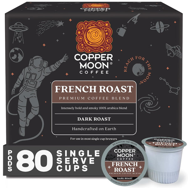 Copper Moon Single Serve Coffee Pods for Keurig K-Cup Brewers, Dark Roast,