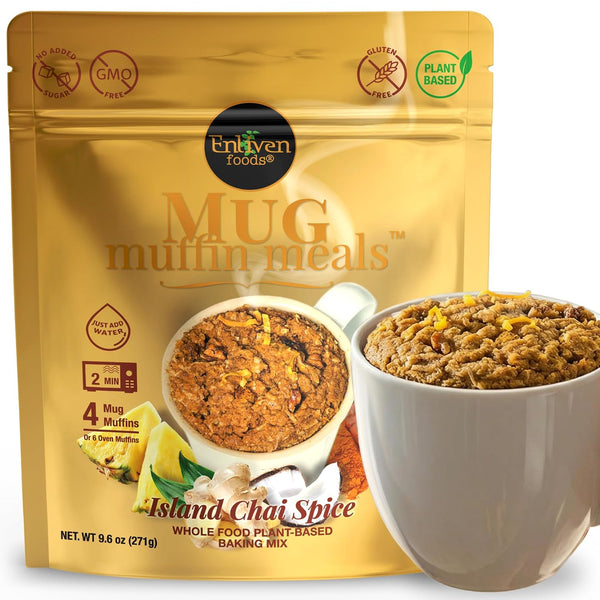 2 Minute Mug Muffin Meals (Makes 4), Island Chai Spice Gluten Free