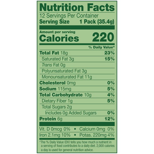 12 (1-Pack), 1.25 Oz Emerald Nuts Roasted & Salted Cashews Ct Individual Snack Tubes, Plant-Based Protein, Kosher