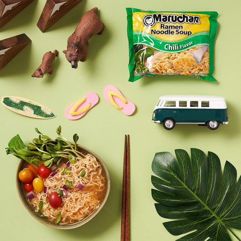 7 3 (Pack 24) Maruchan Ramen Noodle Soup Variety, Flavors, Ounce Single Servings