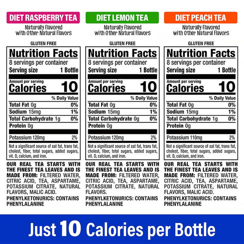 Pack 20oz. 24PK (220-02043) Diet Snapple Ice Tea Variety