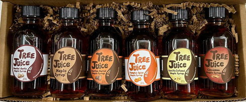 6-2 Tree Juice Maple Syrup Gift Box | Gift for Birthdays, Corporate, Holidays, and more | ounce bottles