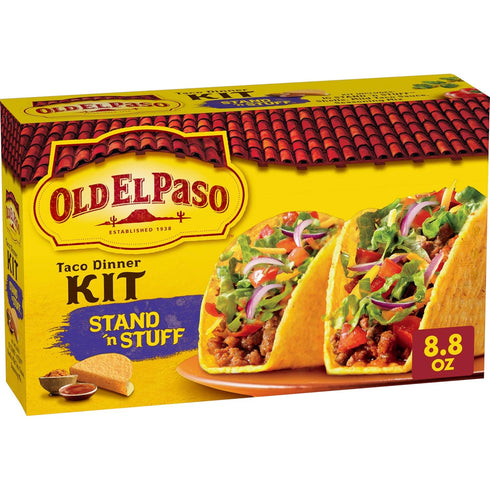 Old El Paso Stand 'N Stuff Taco Dinner Kit with Taco Shells,