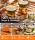 Rlvym 120 Gluten(120pcs, 240g) Bags Turmeric Ginger Cinnamon Tea, Natural Turmeric Herbal Tea, Improve Digestion