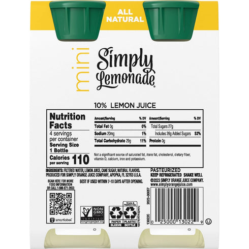 Simply 4pk, 8 Mini Lemonade FZ