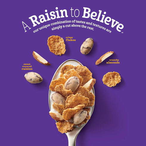 Raisin Nut Bran 20.8 oz (Pack 6) Breakfast Cereal, Excellent Source Fiber