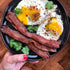 Whole30 (4 Pack, 8oz Pedersons Farms, Organic Pork Bacon, Use/Freeze) No Sugar Added, Uncured, Keto Paleo Diet