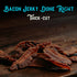 3oz (85g) Meat Artisan Applewood Smoked Uncured Bacon Jerky - Gluten Free No MSG and No Nitrates - Gourmet Meat Snacks