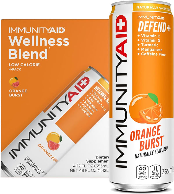 IMMUNITYAID Wellness Blend, With Echinacea, Zinc, Astragalus and Vitamin C, Only 45