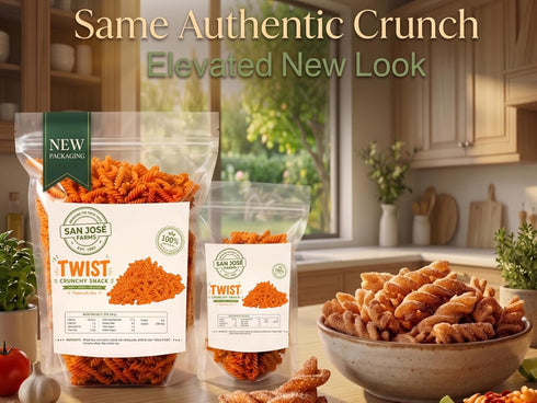Generic 5 lb. Duritos Twist Mexican Wheat Snacks for Frying Churro & Cinnamon Sugar Twists Chicharrones de Harina