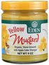 9 oz Eden Organic Yellow Mustard, Glass Jar, Stone Ground, with Apple Cider Vinegar