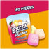 40 (Pack 6) EXTRA Gum Refreshers Fruit Mix Sugar-Free Chewing Gum Bulk, Piece Bottle