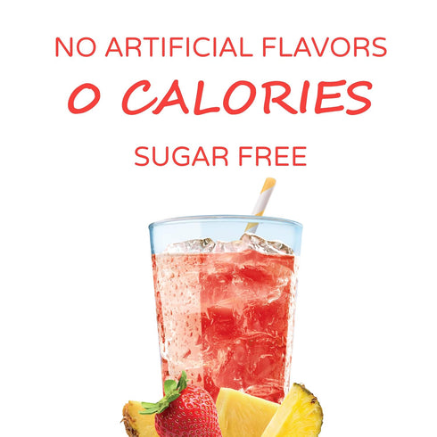 1.62 (Pack 1) Crystal Light Strawberry Pineapple Liquid Energy Drink Mix with Caffeine, Sugar Free Water Enhancer