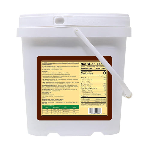 Summer 100 5 4 Packet LEM Products Backwoods Jalapeno Cured Sausage Seasoning, Ideal for Wild Game and Domestic Meat