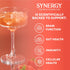 16 oz Immune SYNERGY The Real Kombucha - Strawberry Serenity - fl Bottle - Raw Probiotic Drink for Gut Health