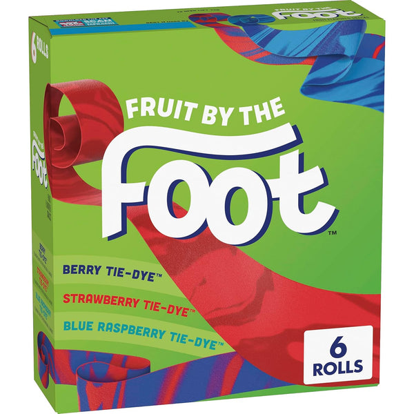 Fruit by the Foot Fruit Flavored Snacks, Variety Pack, 4.5 oz, 6