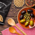 Packed 1 lb. (16 oz.) Chickpeas, Yellow double roasted, No Salt, Tasty Snack, Plant-Based Protein, Versatile, Energy