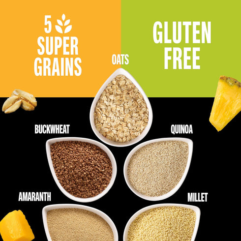 20g 40 Count KIND Healthy Grains Energy Bars, Pineapple Mango, Gluten Free, Healthy Snacks, Whole Grains