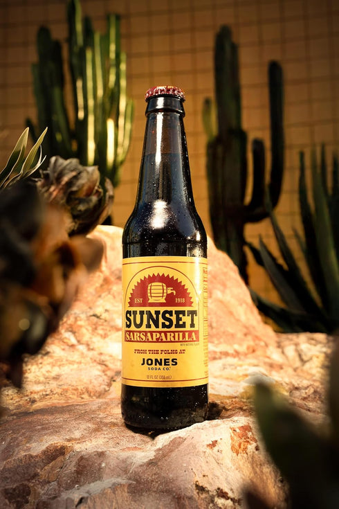 Sunset 12oz 2 Pack Fallout Sarsaparilla Jones Soda |