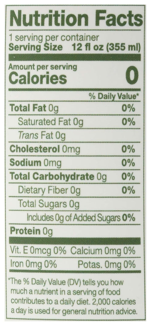 12 Aura Bora Herbal Sparkling Water Basil Berry, Ounce
