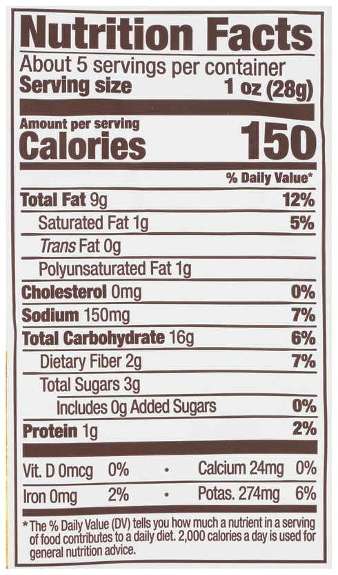 Jackson's Honest 5 OZ JACKSON'S CHIPS Sea Salt Avocado Oil Sweet Potato Chips