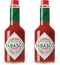 Tabasco Original Red Flavor Hot Sauce (12 Ounce) (Pack of 2)