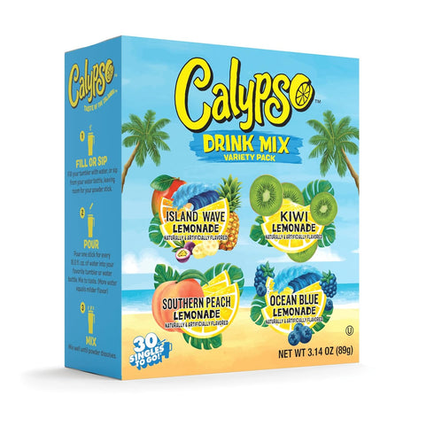 Calypso Singles To Go! Drink Mix Variety Pack Lemonade On-the-Go Powdered Drink