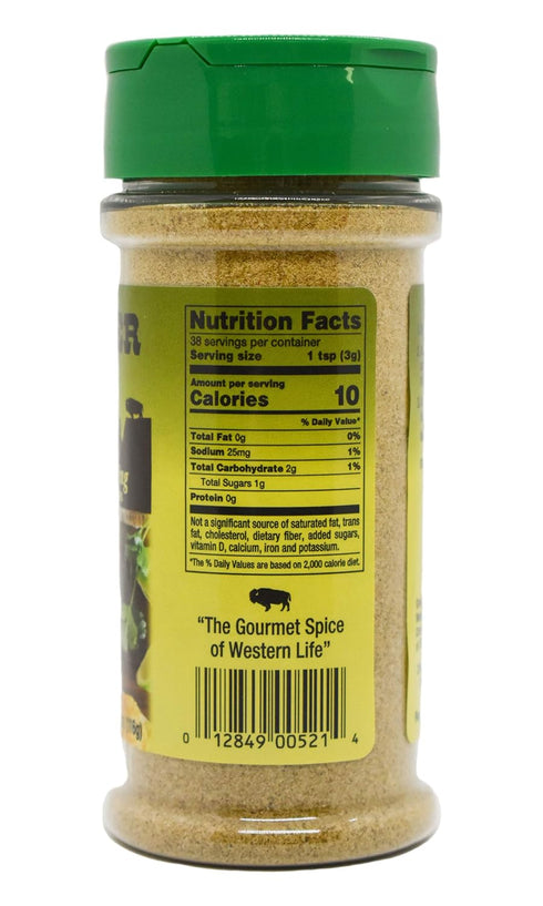 Chugwater Chili Gourmet Green Chili Seasoning Mix, 4oz Bottle | Wyoming State Championship Recipe | All Natural, Gluten