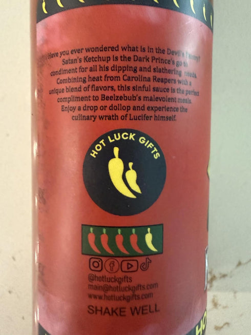 Satan's Ketchup Carolina Reaper Mango Hot Sauce - Medium Heat, Versatile Sauce, Goes Great on Everything!