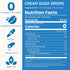 50 Allways Cream Soda Drops Sugar Free Liquid Water Enhancer with Monk Fruit Zero Calorie Cream Soda Drink Mix
