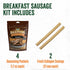 20 9.8 Package LEM Products Backwoods Breakfast Fresh Sausage Seasoning Kit, Ideal for Wild Game and Domestic Meat