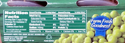 Pack 4 (16 Diced Carrots, Cut Green Beans, Whole Kernel Sweet Corn, Sweet Peas - Variety of Libby's Microwavable