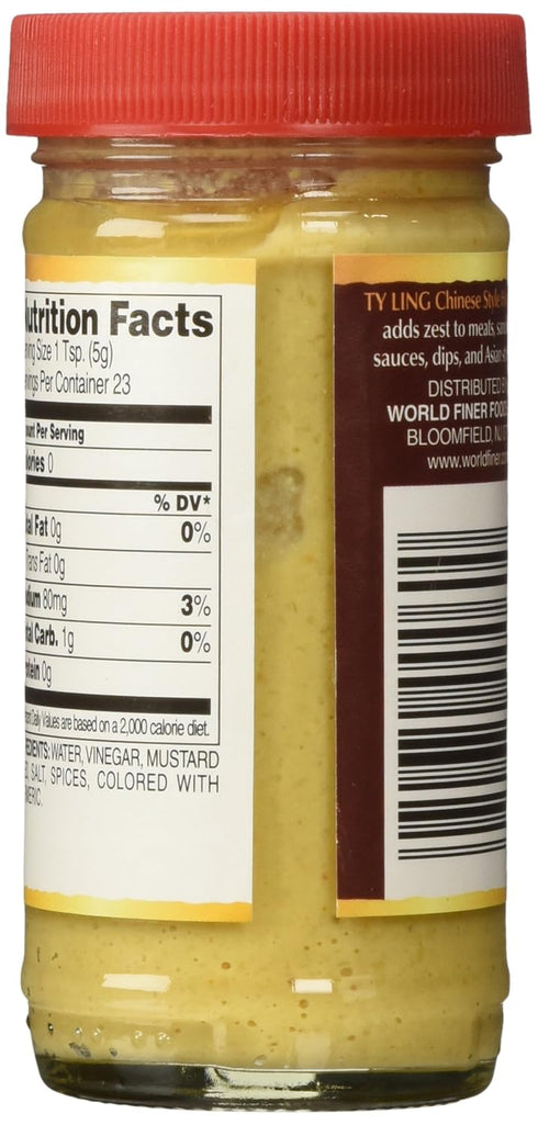 8 oz Ty Ling Spicy Chinese Hot Mustard