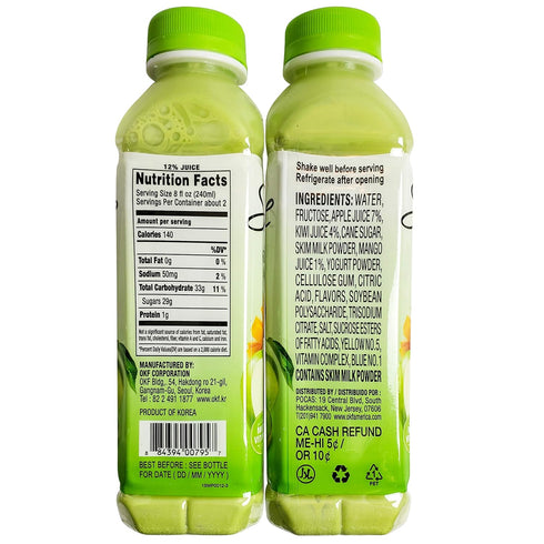 16.9 6 Pack) OKF Smoothie, Multi Vitamin Premium New Drink, Fluid Ounce (Green Smoothie