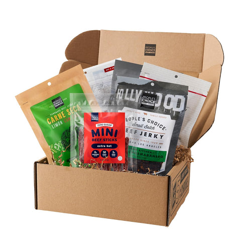 Peoples Choice Beef Jerky Box Some Like It Hot Spicy Set Unique