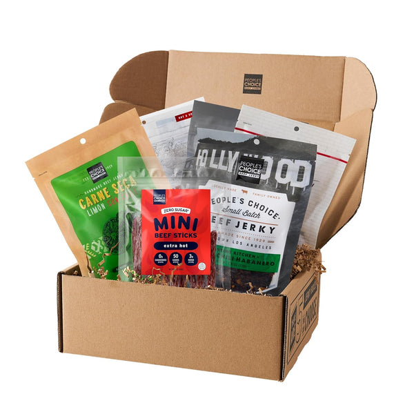 Peoples Choice Beef Jerky Box Some Like It Hot Spicy Set Unique