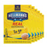 HELLMANN'S Real Mayonnaise To Go Packets 10 Ct, Pack of 6 For a