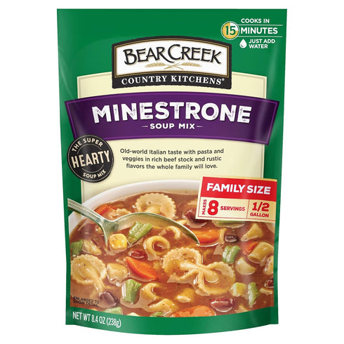 Bear Creek Soup Mix, Minestrone, 8.4 Ounce (Pack of 6)