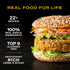 Abbot's Butcher 8 Abbot', Veggie Burger Garlic Herb, Ounce