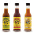 Dirty Dicks Variety Trio | Original, Caribbean, Peachy Green Hot Sauces - 5 Fl Oz, Pack of 3