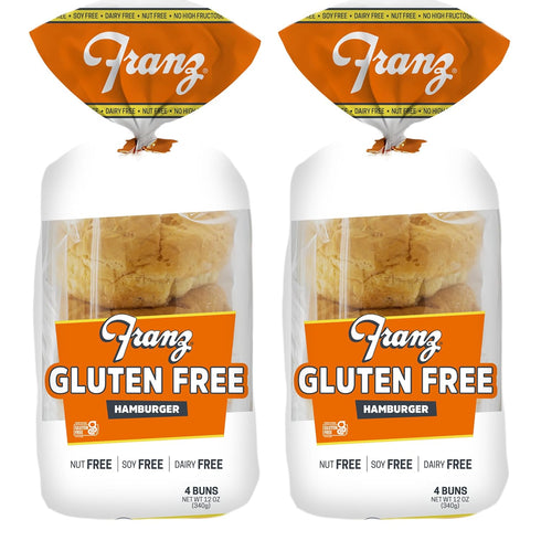 Franz Bakery Gluten Free Hamburger Buns - 2 Pack (2 x 12oz)