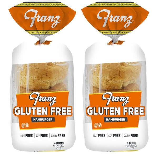 Franz Bakery Gluten Free Hamburger Buns - 2 Pack (2 x 12oz)