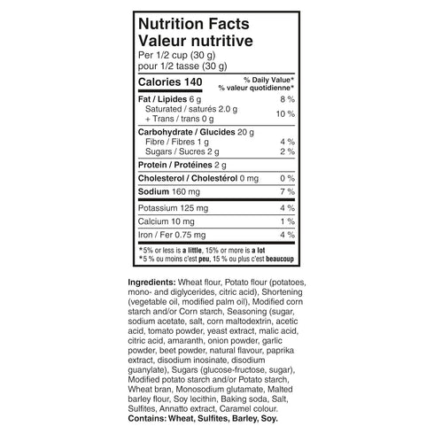 Crispers 145g/5.1 Christie Ketchup Crackers, Ounce, Bag, Imported from Canada}