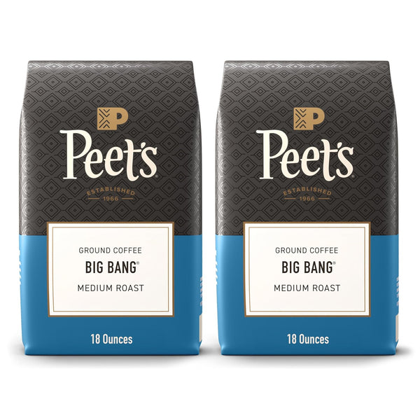 Peet's Coffee Medium Roast Ground Coffee | Big Bang | 36 Ounces