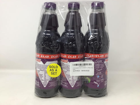 725 ml,Mixed (Pack 3) Vimto Squash Fruit