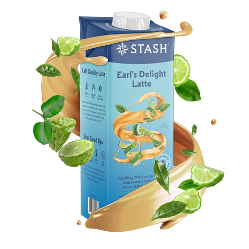 STASH Earl's Delight Latte - Dairy Free Plant Based Black Tea Concentrate