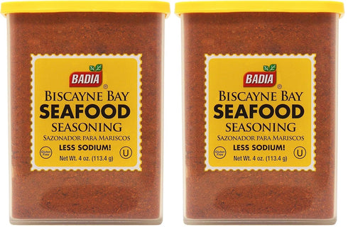Badia Biscayne Bay Seafood Seasoning, 4 oz Savory Blend for Fish, Shrimp